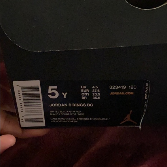 Jordan 6 Rings - Picture 5 of 5